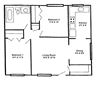 Two Bed One Bath 942 Square Feet Two Bed One Bath 942 Square Feet